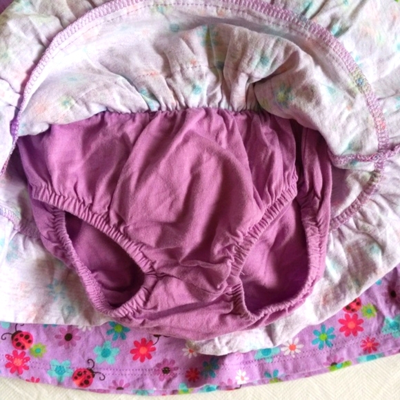 vintage oshkosh b'gosh 2-piece floral outfit set 3 months baby girl - Picture 3 of 7